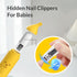 Trimmer 6 Baby Nail File Electric, Gentle Baby Nail Electric, Baby Nail Clipper with Night Light, Grinding Head