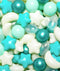TRENDPLAY Ball Pit Balls for Toddlers, Star Heart Moon Shape, Plastic Toy