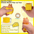 Holgosiu Squishy Mouse Toy, Cheese Stress Ball, Squeeze Cheese Fidgets, Novelty Toy for ADHD, ADD, OCD