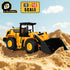YySiRui Bulldozer 16" 1:10 Bulldozer, 3+ Toy, Front Loader, Scale Classics Wheel Loader with Real Working Arm & Bucket