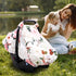 Cozy Car Seat Covers for Babies Girl Boy, Sun & Bug Cover, Infant Carseat Canopy Newborn Stroller Carrier Cover