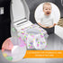 PAPERKIDDO 20 Pack Set Disposable Toilet Seat Covers Pink Unicorn Design Waterproof Potty Training Seat Cover Extra