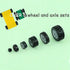 298PCS Sets Pamvava Wheels and Axles Tires, City Car Parts Pieces, Windshield Vehicle Accessories Construction Boys Toy