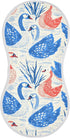 decor gift Cotton Muslin Baby Burp Cloths Breathable Red Blue Swans Art Baby Cloth