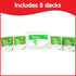 Set 8 448 0-13 Counting edxeducation School Friendly Playing Cards - In Home Learning Game - of Decks - Cards