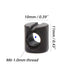 cSeao 10-Pack M6 70mm Black Socket Cap Screws and Barrel Nuts Set for Furniture Crib Chairs Baby Bed