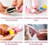 Trimmer 0-6 Baby Nail New Born with Lights | Electric Baby Nail Cutter Months with Multiple Filer Heads Adjustment |