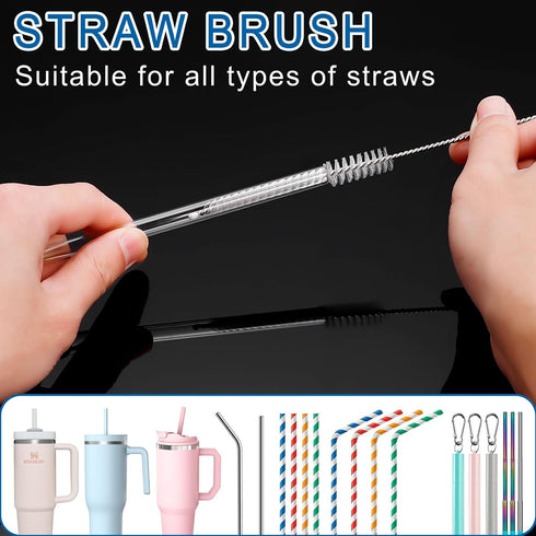 SWKTPP Set Bottle Brush Cleaning - Multi Cup Brush, Water Bottle Cleaner, Crevice Cleaning Brush Pipe & Tube Brushes