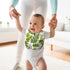 Zainpe 6Pcs Baby Bibs in Lemon Flamingo Leaf Pineapple, Soft Muslin Cotton, Adjustable, Machine Washable Burp Cloths