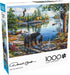 Buffalo Games - Darrell Bush - Blue Sky Reflection - 1000 Piece Jigsaw Puzzle for Adults - Finished Size 26.75 x 19.75