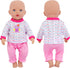 5 Sets 14-18 Inch 16 Inch UNICORN ELEMENT Baby Doll Clothes for Dolls, Baby Doll Pjs Clothes Outfits and Accessories