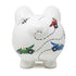 Child to Cherish Ceramic Piggy Bank - Vroom Race Car Design