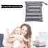 Damero Travel Wet and Dry Bag with Handle for Cloth Diaper, Pumping Parts, Clothes, Swimsuit and More, Easy to Grab