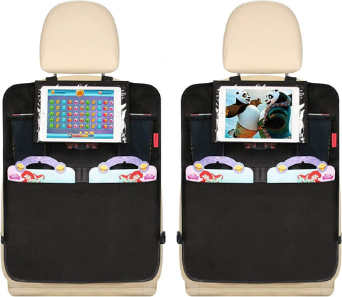Kaiphy Car Backseat Organizer Premium Quality Car Kick Mats with 10" Tablet Holder
