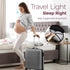 Momcozy Memory Foam Portable Pregnancy Pillow W Shaped Maternity Great Support for Side Sleepers, Adjustable Travel