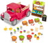 Li'l Woodzeez Farmer's Truck Playset Doll Playset with Toy Truck, Miniature Food