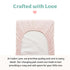 Caden Lane Changing Pad Cover, Ultra Soft & Breathable, Fits Standard Diaper Change Table Mats, Pale Pink