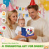 6-12 1-3, SAIMAND Baby Toys Months, Barn with Stuffed Farm Animals, Montessori Toy for Babies, Sensory Toys
