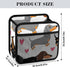 PPIKTC Spacious Hanging Auto Seat Organizer with Ventilated Mesh Pockets for Wet Wipes and Baby Supplies, Cute