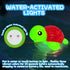 ZGLYMUS Light Up Bath Toys,No Hole Mold Free Baby Bath Toys,Ocean Animal Water-Activated Lights Flashes and Change