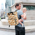 SUABO Backpack Bread Milk Pattern Baby Diaper Bag Large Bag Waterproof Travel Diaper Bags for Moms and Dads