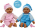 12" The New York Doll Collection Sweet Hispanic Twin Dolls Play Baby Dolls - Doll Pacifier Included