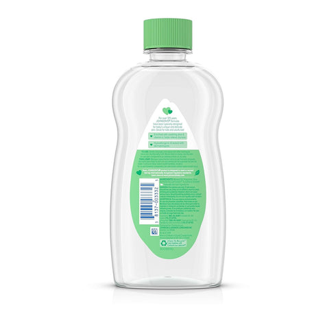 14 Oz Johnson's Baby Johnson & Johnson Baby Oil, Aloe Vera & Vitamin E, Multicolor, Fl
