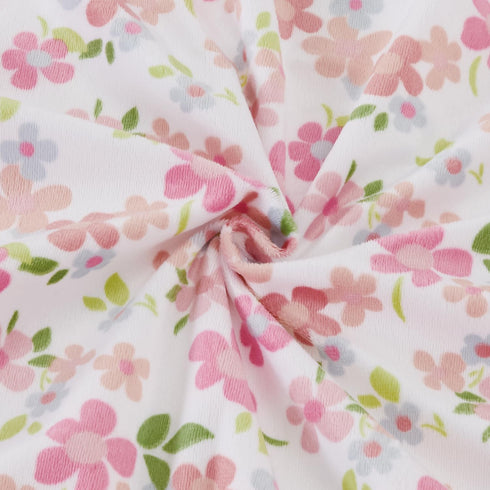 CREVENT 30''X40'' Cute Cozy Fluffy Warm Baby Blanket for Infants Toddlers, Baby Shower Gift - Wildflower
