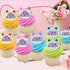 Terasilian 24Pcs Cat Theme Cupcake Toppers Cartoon Cat Dollhouse Party Decorations Cartoon Cupcake Toppers for Birthday