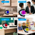 DIDWI Levitating Globe Multi-Color Changing Rotating Floating Globe with LED Light Magnetic Levitation World Map Globes