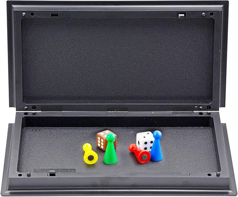 Travel Board Games Small Magnetic Snakes and Ladders, 9.7 Inches Portable Folding Board