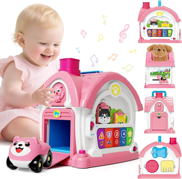 SpringFlower Baby Toddler Toys for 1 Year Old Girls, Montessori Musical Toddler