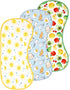 Burp Cloths for Baby Boys and Girls,3-Pack Extra Absorbent Burping Cloth Baby
