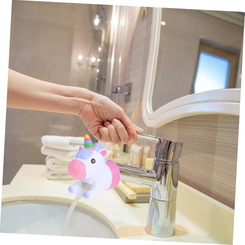 1pc Infant Bathtub Extension Faucet Cover for Kids Sink Faucets, PVC Cartoon Bath Spout Cover for Baby Tubs