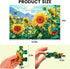 4 Packs 36 Piece Large Jigsaw Puzzles for Elderly Dementia Alzheimer's Products Activities, Alzheimer's Puzzles Cognitive Games for Adults Elderly Seniors with 4 Storage Bags