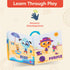 6+ B. toys Baby Bath Book Educational Book for Babies Book About Colors Waterproof Bathtub Toys Months Tub Time Books