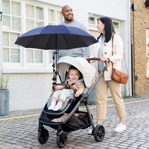 Toega Parasol,360 Baby Stroller Adjustable Mount, Waterproof,Umbrella for Stroller Sunshade for All Kinds of Strollers