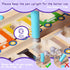 3 4 5 Magnetic Color and Number Maze, Montessori Toys for Year Old, Wooden Magnet Balls Puzzles,Learning Educational
