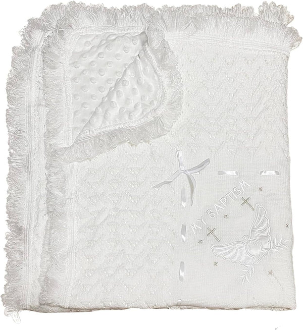 Runeaoys Baby Blanket for Boys Girls Baptism Christening Gifts for Girl Boys Easter