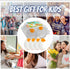 Namre' (4-Pack) Squishy Ball Funky Splat Eggs Namre Clear Egg Yolk Stress Relief Toys Squeeze Fidget Toys for Kids