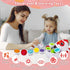 24-Piece VROGTIK Easter Egg Matching Game, Easter Basket Stuffers for Kids, Color Shape Number Recognition Educational