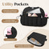 FullWoyi Mommy Diaper Bag Tote, Puffer Diaper Tote Bags Crossbody Hospital Bag Travel Large Bag, with Pacifier Case