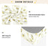 miaozhen 1 Pack 52x28 Cotton Baby Crib Sheets Soft Yellow and White Daisy Flower and Bee Toddler Mattress Sheet