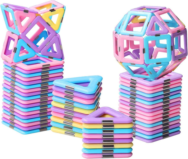Tolnetr Magnetic Tiles Toys for 3 4 5 6 7 8+ Year