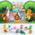 3 otters 50PCS Animal Pencil Erasers, Cute Desk Pets for Kids Classroom, Party Favors for Back to School