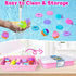 2.2lbs 3-8 Play Sand Kit for Girls, Ice Cream Sensory Bin Sandbox, Creative Bake Shop with Magic Sand, Ice Cream & Cake