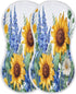 YETTASBIN Sunflower Muslin Baby Burp Cloth, Super Soft Absorbent Cotton Burp Rag Baby Bibs Feeding Cloth for Newborn