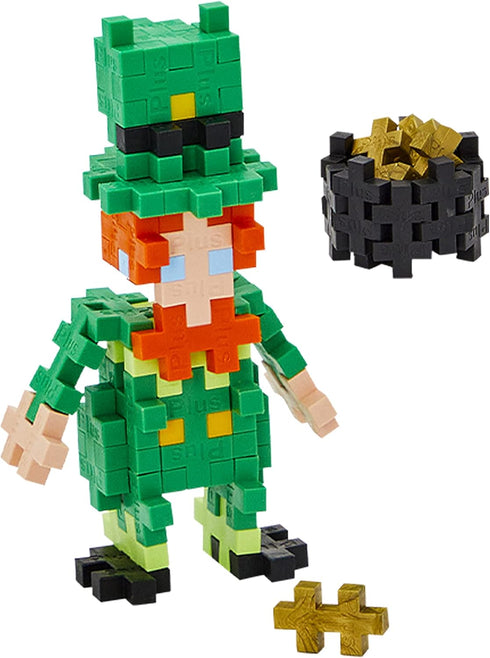 PLUS PLUS - Leprechaun, 70 Piece Tube, Construction Building Stem/Steam Toy, Interlocking Mini Puzzle Blocks
