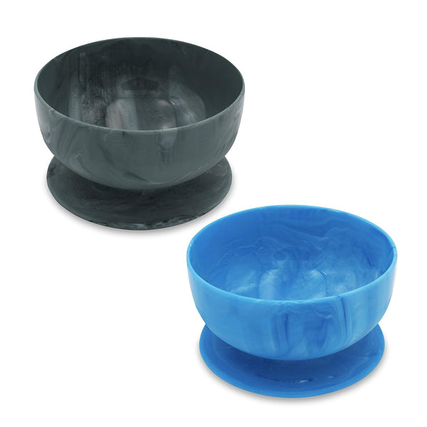 ChooMee Silicone Baby Suction Bowls, Non-Slip Extra Strong Suction Base, 2 CT for Infant Feeding