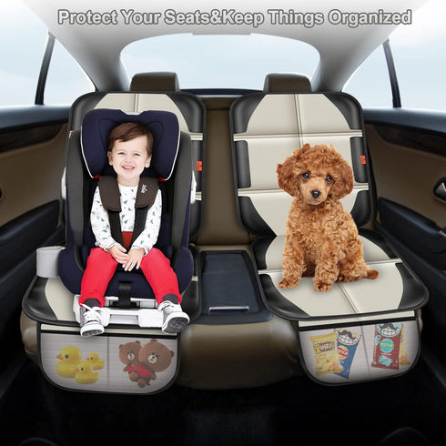 Protector,2 Pack 600D 2 (2 Pack XHYANG Car Seat Car Seat Protectors Baby Carseat Waterproof Durable Fabric for Child